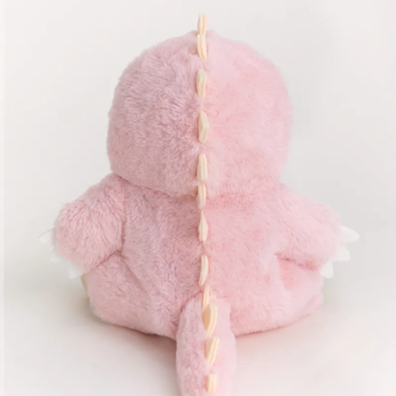 Getahug Pink Furry Dino Bear | Handmade Jointed Teddy Bear Gift