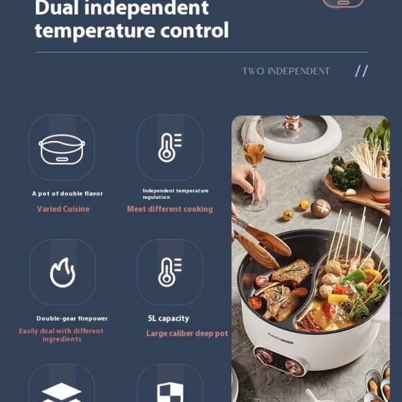 C15-It's ! It's only $5.99 for new customers, and it's free shipping to your home! !All-in-one electric hot pot~~