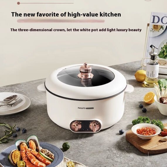 C15-It's ! It's only $5.99 for new customers, and it's free shipping to your home! !All-in-one electric hot pot~~
