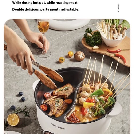 C15-It's ! It's only $5.99 for new customers, and it's free shipping to your home! !All-in-one electric hot pot~~