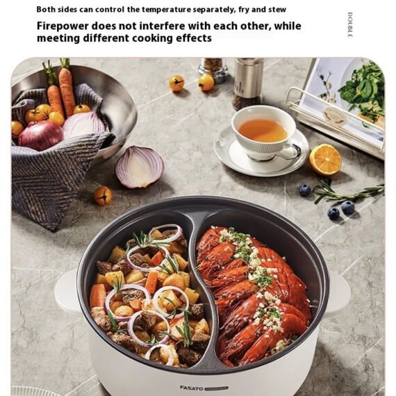 C15-It's ! It's only $5.99 for new customers, and it's free shipping to your home! !All-in-one electric hot pot~~