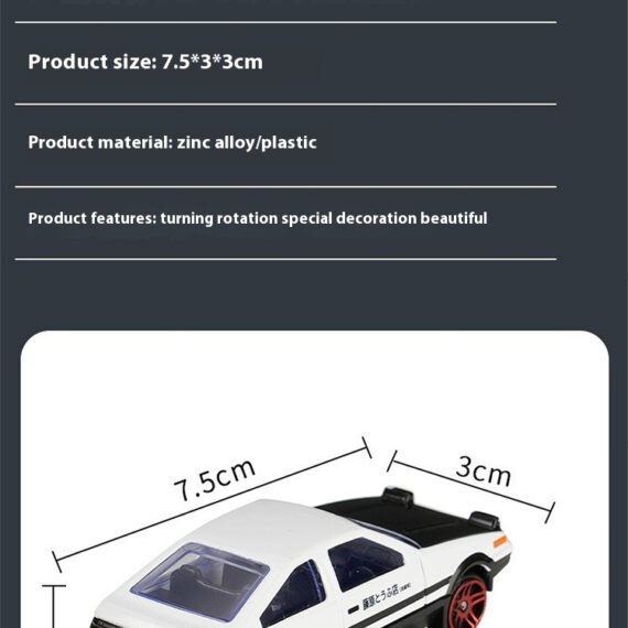 C20-It’s ! It’s only 1 cent for new customers, and it’s free shipping to your home!AE86 drift car ornaments~