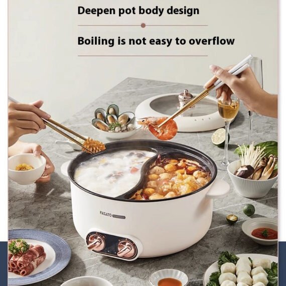 C15-It's ! It's only $5.99 for new customers, and it's free shipping to your home! !All-in-one electric hot pot~~